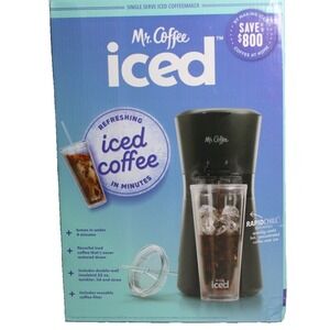Mr. Coffee Single Serve Iced Coffeemaker With Reusable 22oz Tumbler - New In Box